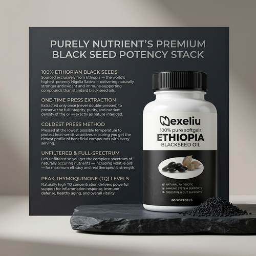 Nexeliu Ethiopian Black Seed Oil